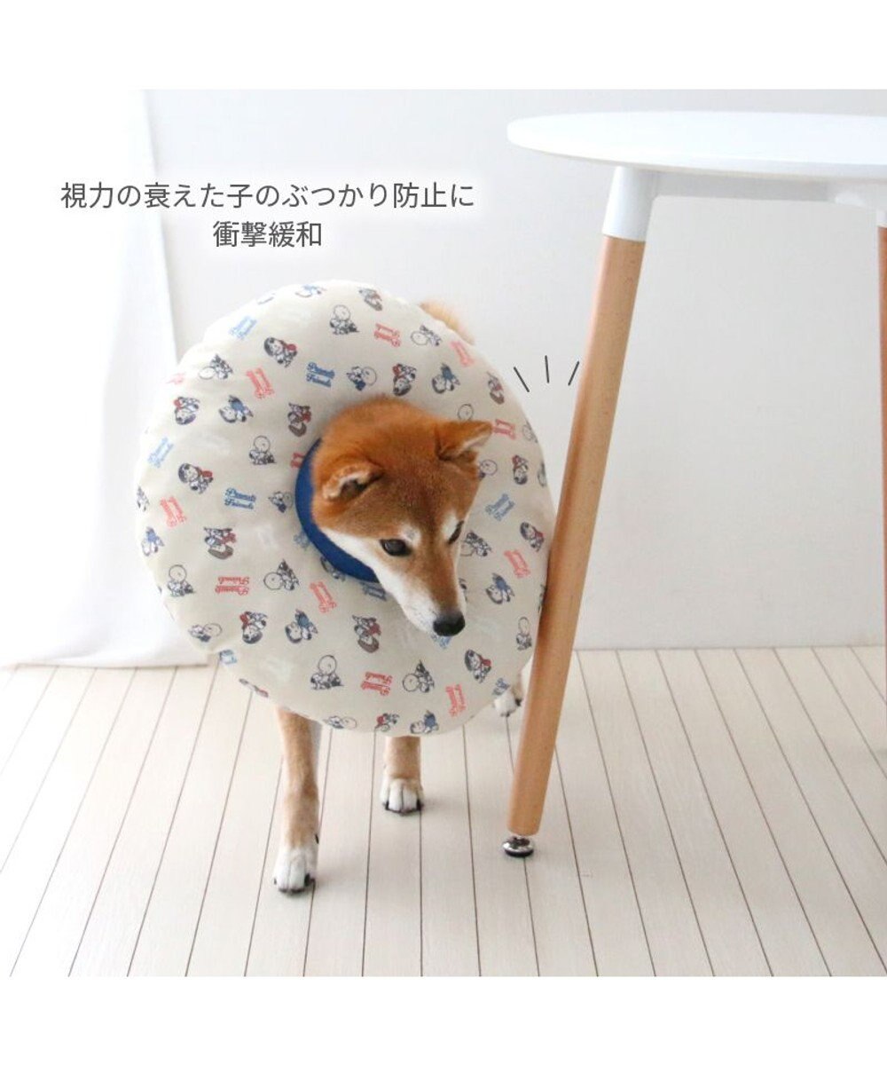 PET PARADISE スヌーピー makokoro エリザベスカラー ＳＭ 中型犬 