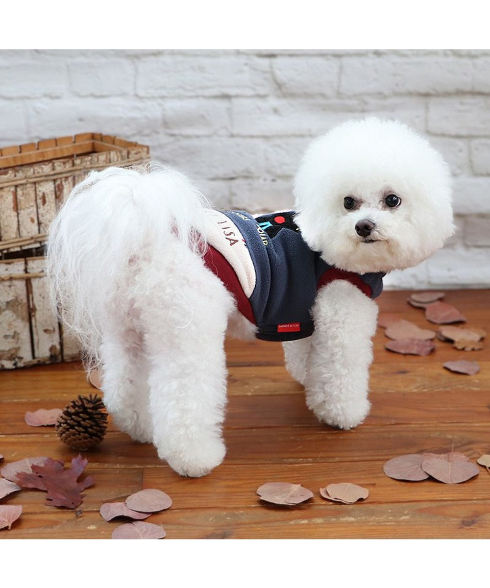 PET PARADISE リサとガスパール ワンダフル ストレッチ フリース 切替トレーナー 小型犬 