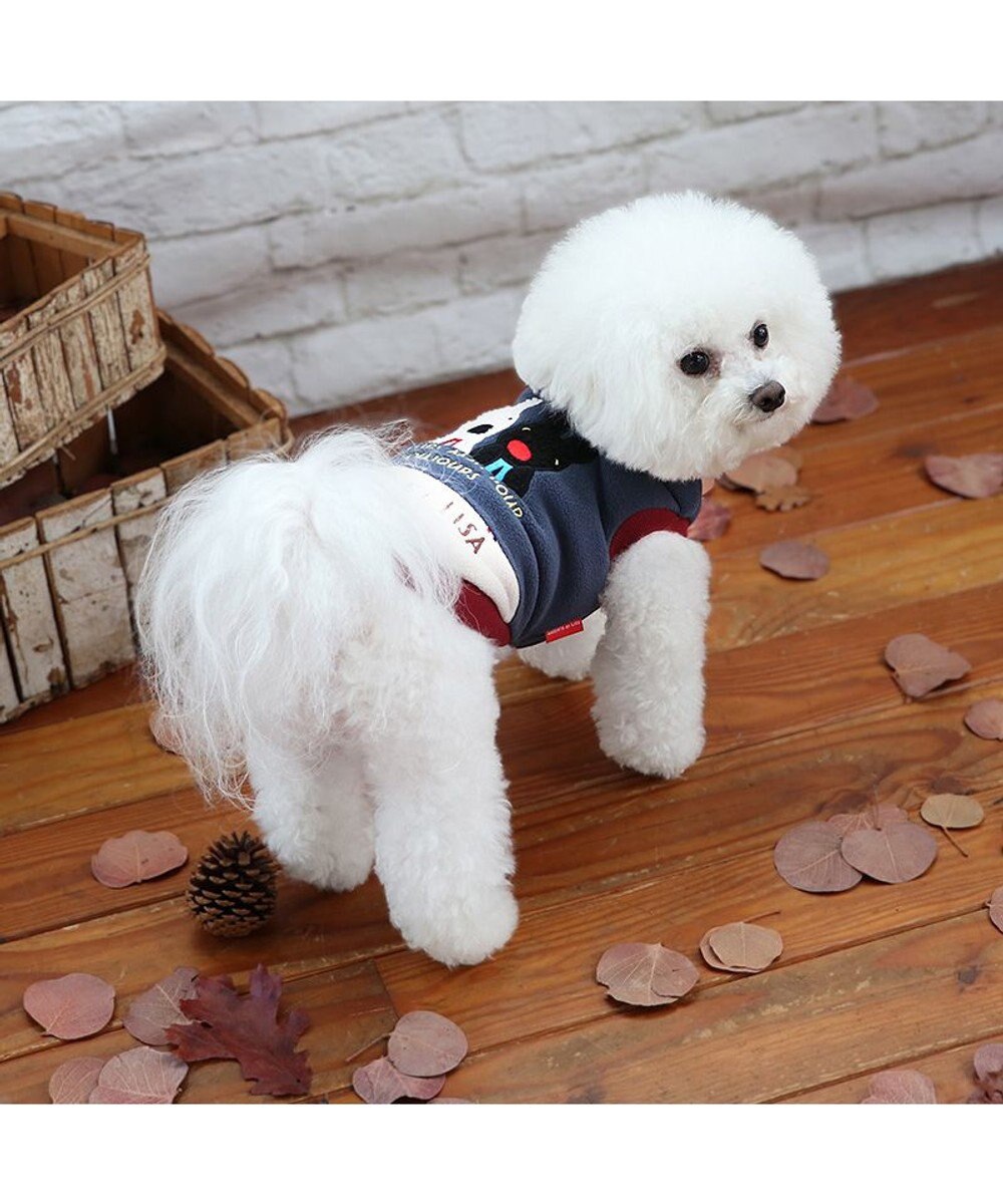 PET PARADISE リサとガスパール ワンダフル ストレッチ フリース 切替トレーナー 小型犬 