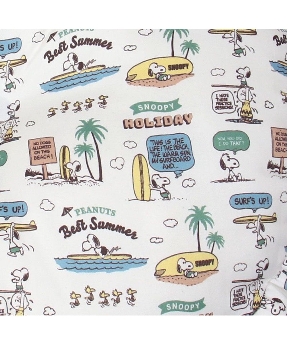 PET PARADISE スヌーピー サーフ柄 丸型 クール カドラーベッド（55cm） 