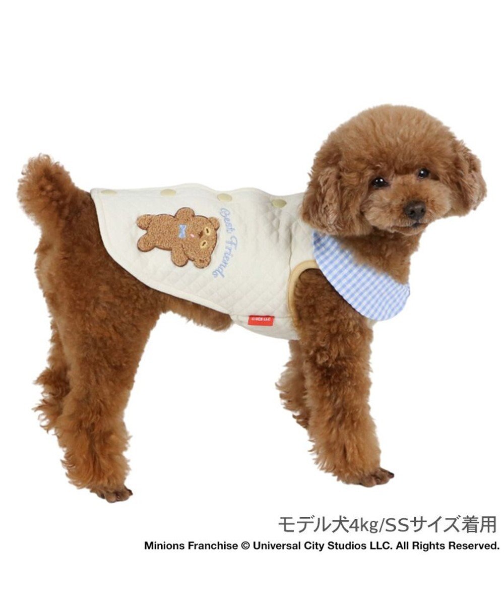PET PARADISE ミニオン ティム 襟付きキルト ベスト 小型犬 