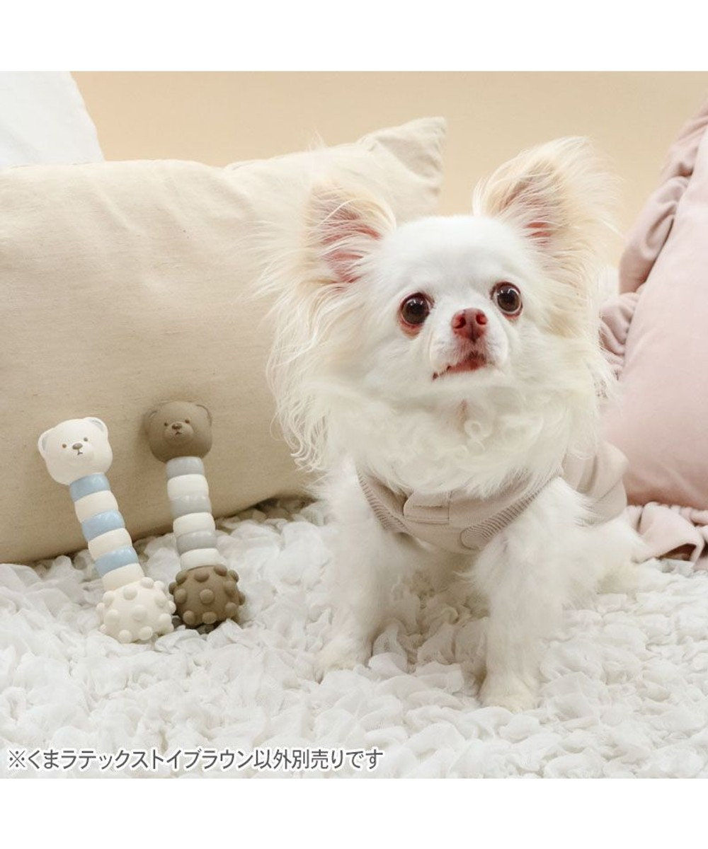 PET PARADISE ペットパラダイス くまちゃん  ラテックス トイ 《ブラウン》