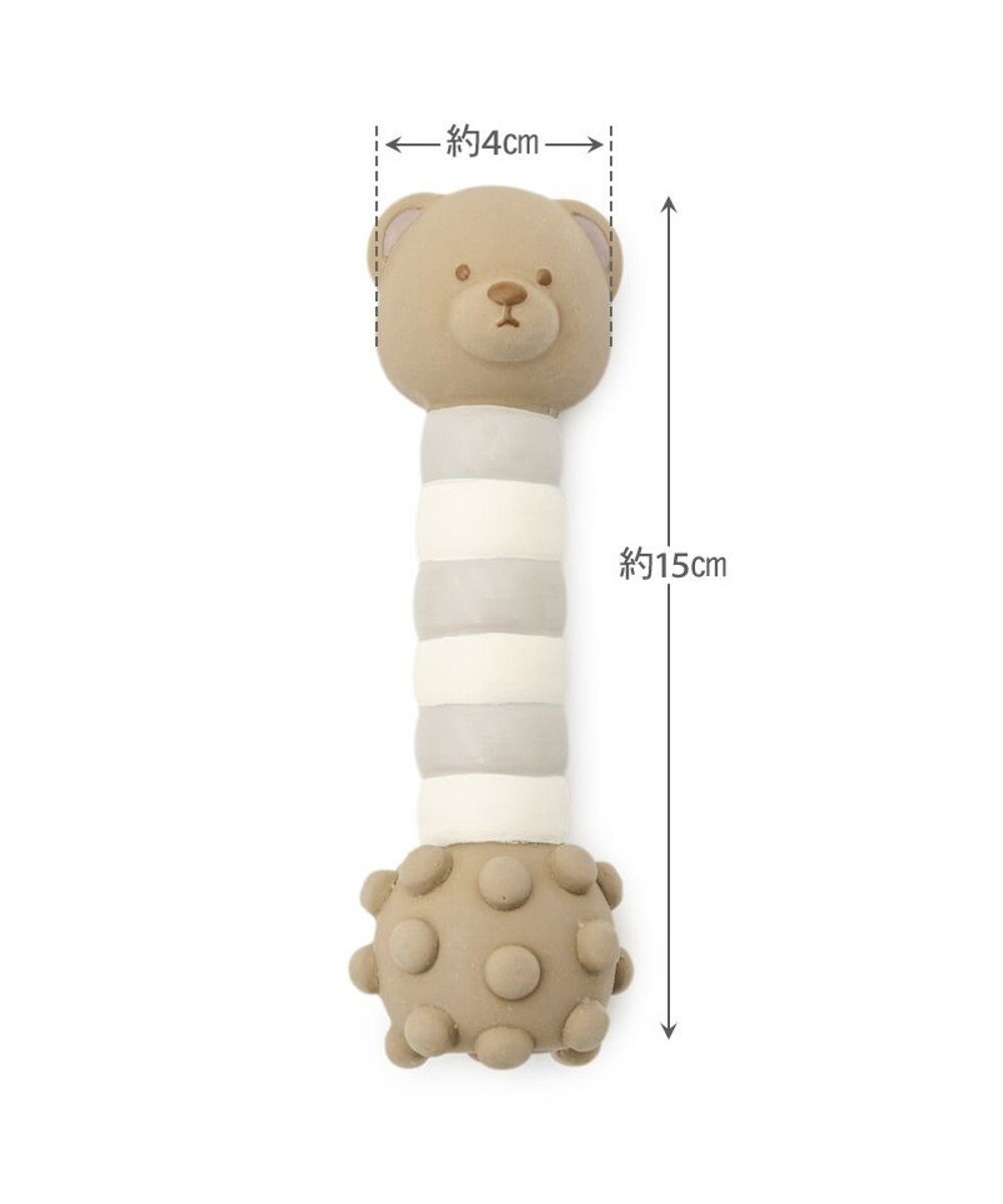 PET PARADISE ペットパラダイス くまちゃん  ラテックス トイ 《ブラウン》