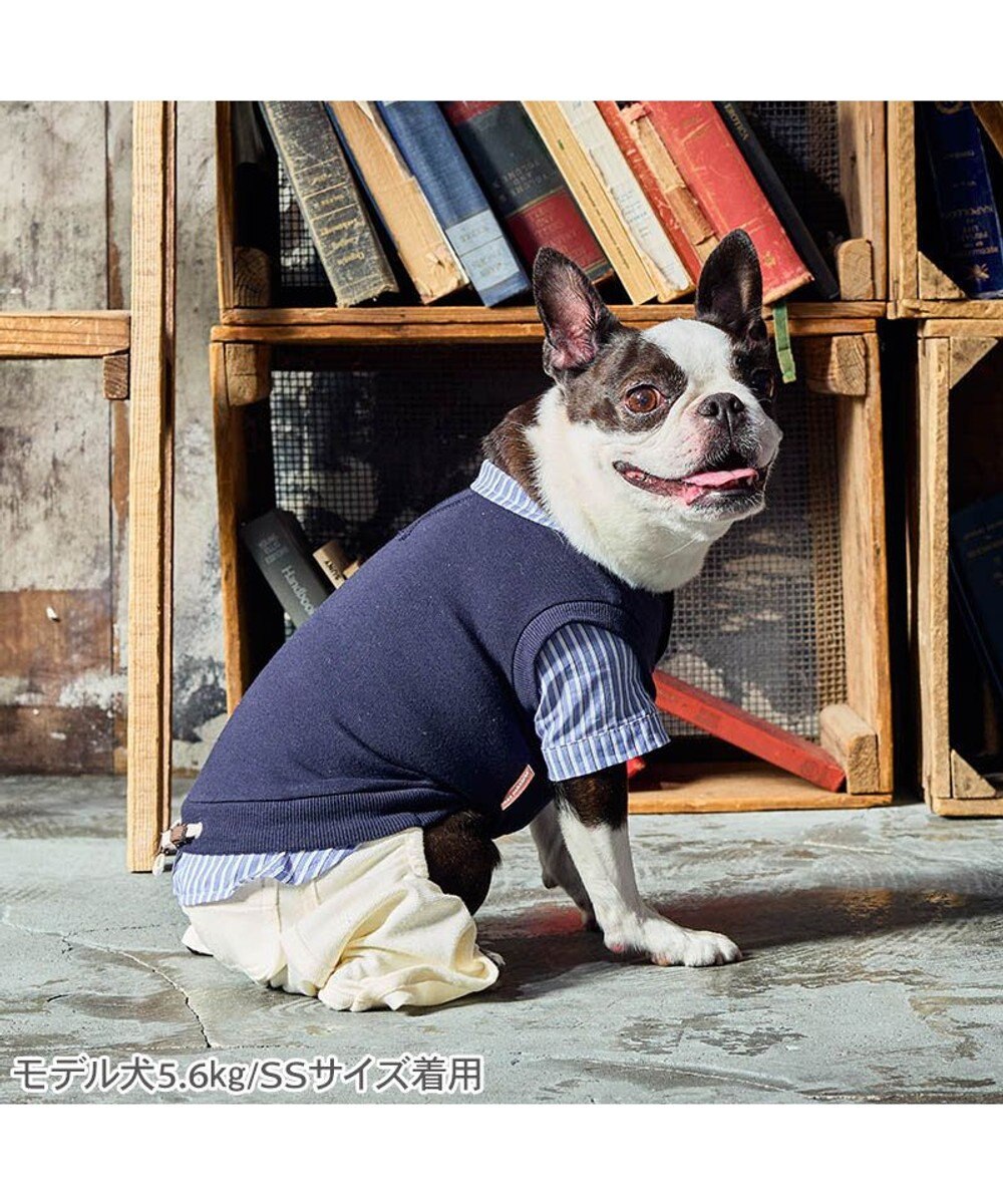 PET PARADISE ペットパラダイス ベスト パンツつなぎ 《ネイビー》 小型犬 