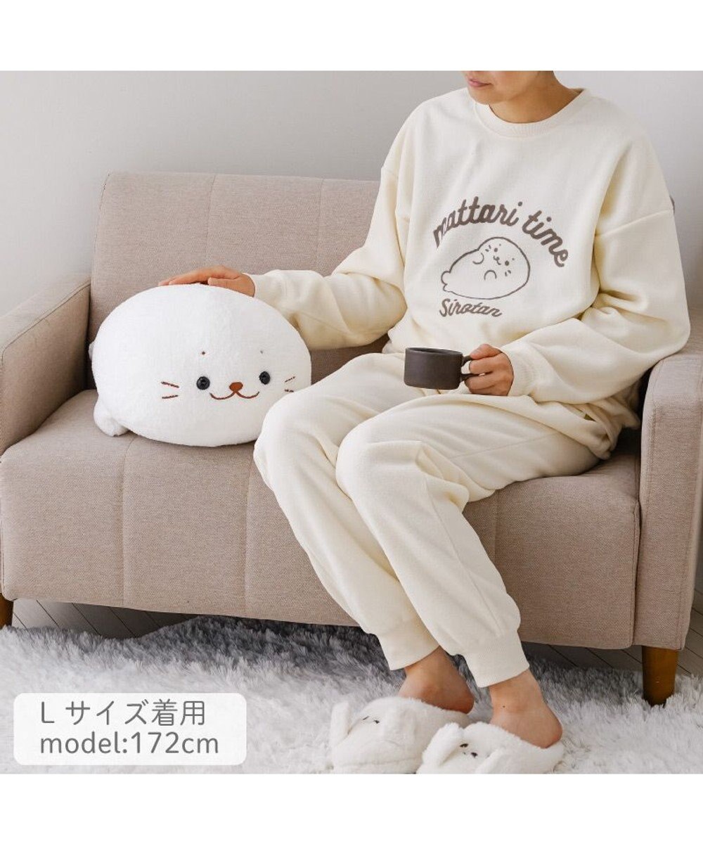 Mother garden しろたん フリース ルームウェア 上下セット ユニセックス 