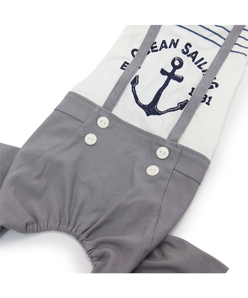 PET PARADISE ペットパラダイス エコメイド 天竺 パンツつなぎ 《マリン柄》 小型犬 