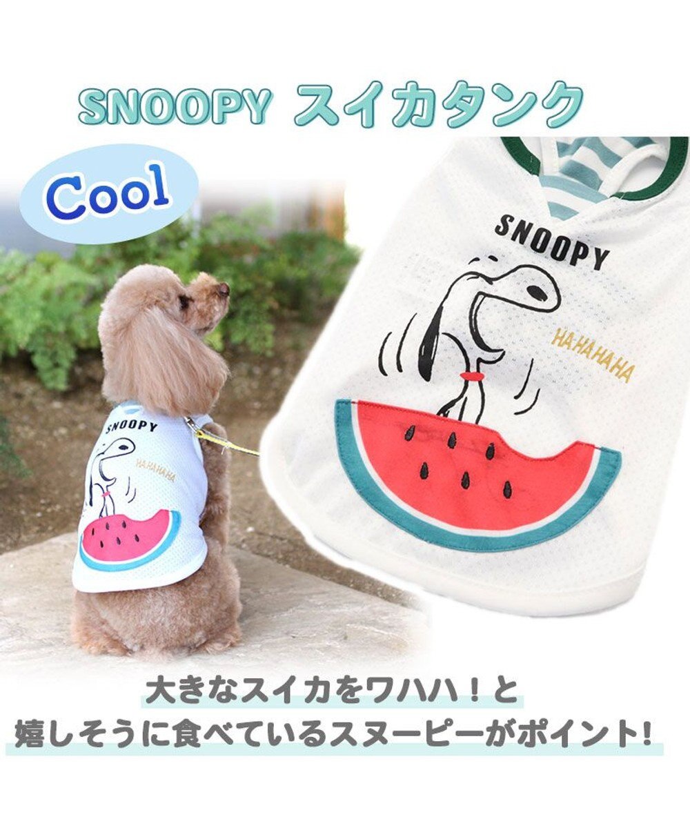 犬 夏服 ひんやり クール 接触冷感 スヌーピー タンクトップ 小型犬 スイカ すいか ペットウエア ドッグウエア ドッグウェア イヌ おしゃれ かわいい ひんやり 夏 涼感 冷却 吸水速乾 Pet Paradise 通販 雑貨とペット用品の通販サイト マザーガーデン