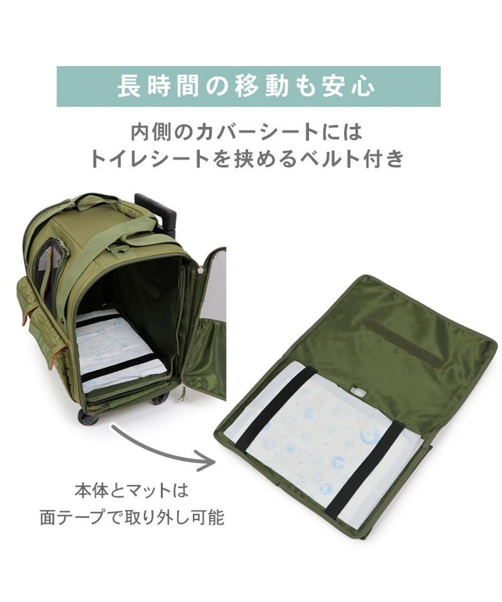 PET PARADISE ペットパラダイス キャスター付き キルト 折り畳みキャリー 