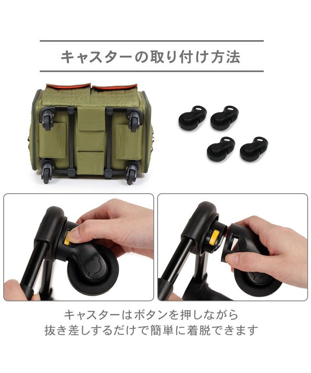 PET PARADISE ペットパラダイス キャスター付き キルト 折り畳みキャリー 