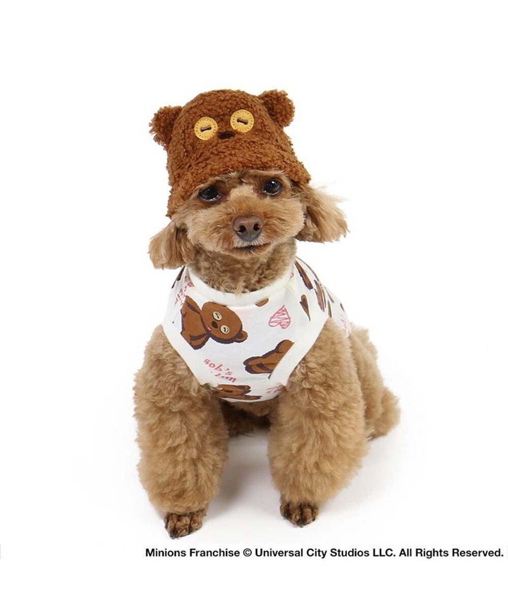 PET PARADISE ミニオン ティム バケットハット付き Tシャツ 小型犬 