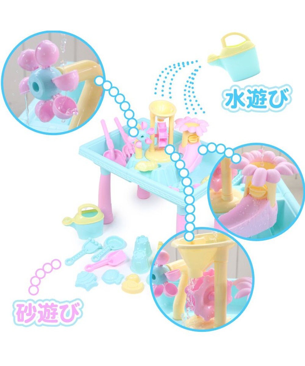 Mother garden マザーガーデン ウォータープレイテーブル 《パステル》水遊び フラワー プラおもちゃ