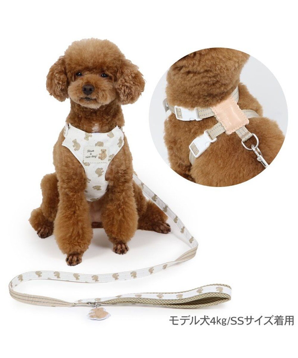 【新品未使用 タグ付き】ペットパラダイス スリム ハーネス＆リード ＳＭ ペットパラダイス くまちゃん スリム ハーネス＆リード 小型犬 S