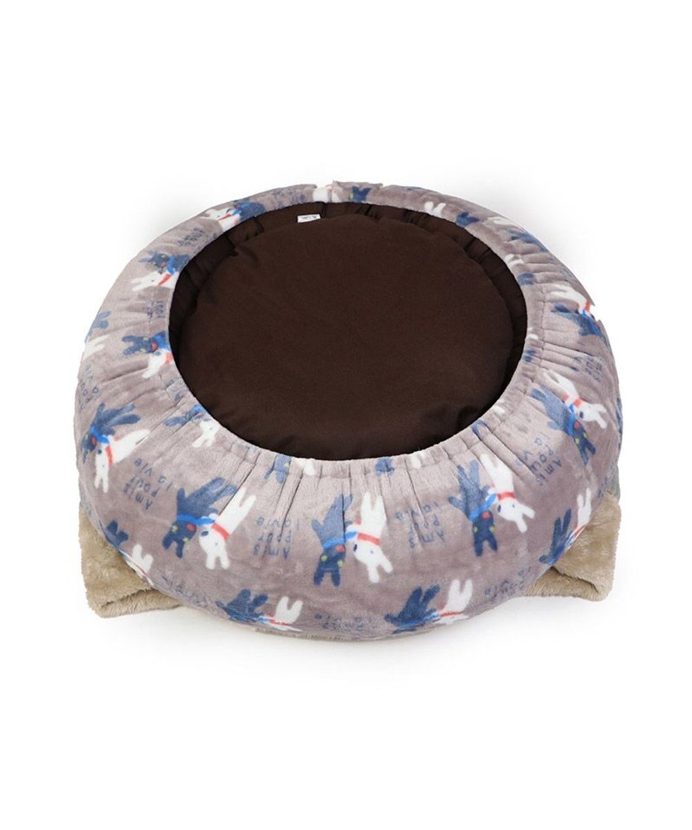 PET PARADISE リサとガスパール 丸型寝袋 遠赤外線 《であい柄》 60cm