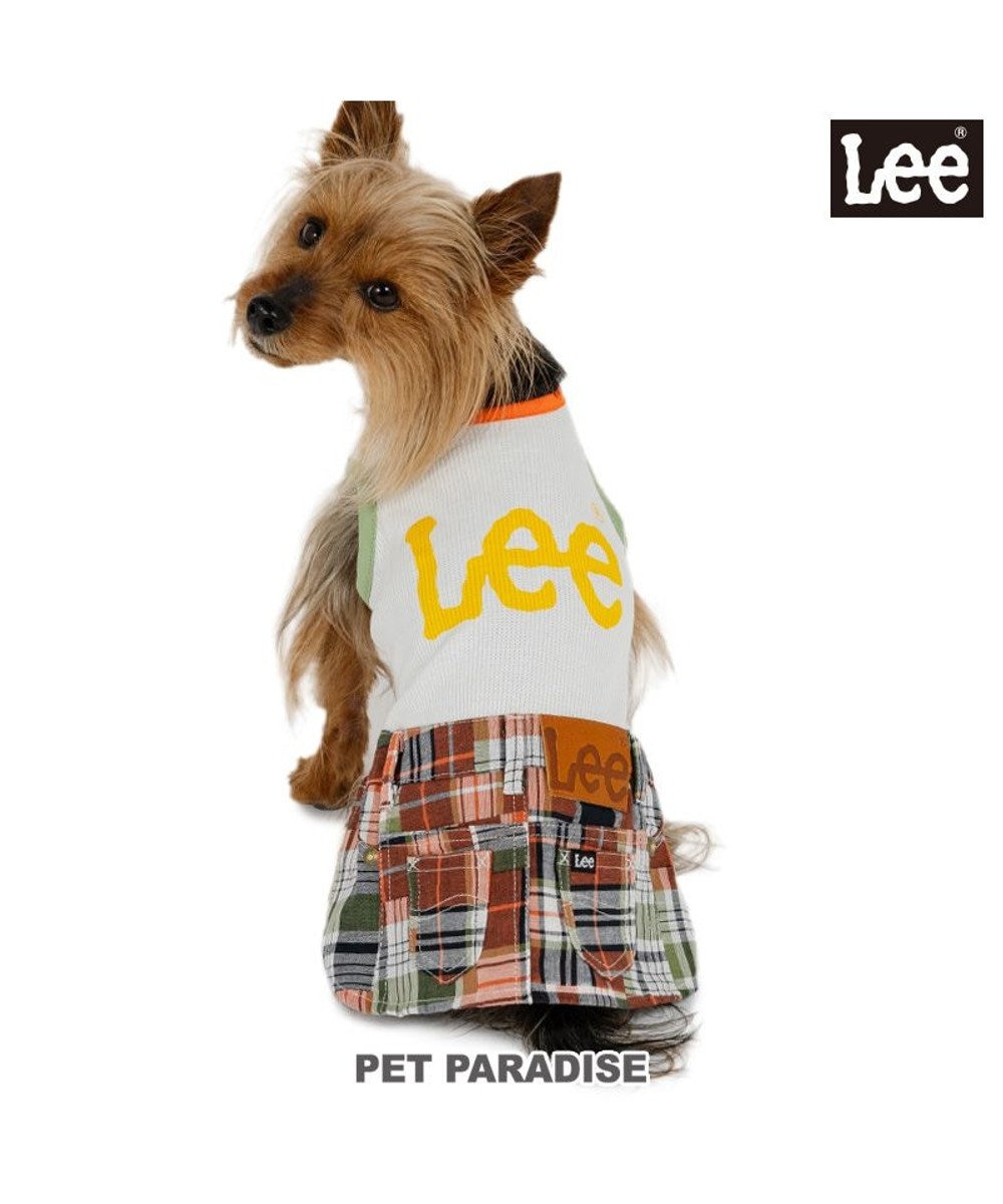 PET PARADISE Lee スカートつなぎ パッチワーク 小型犬