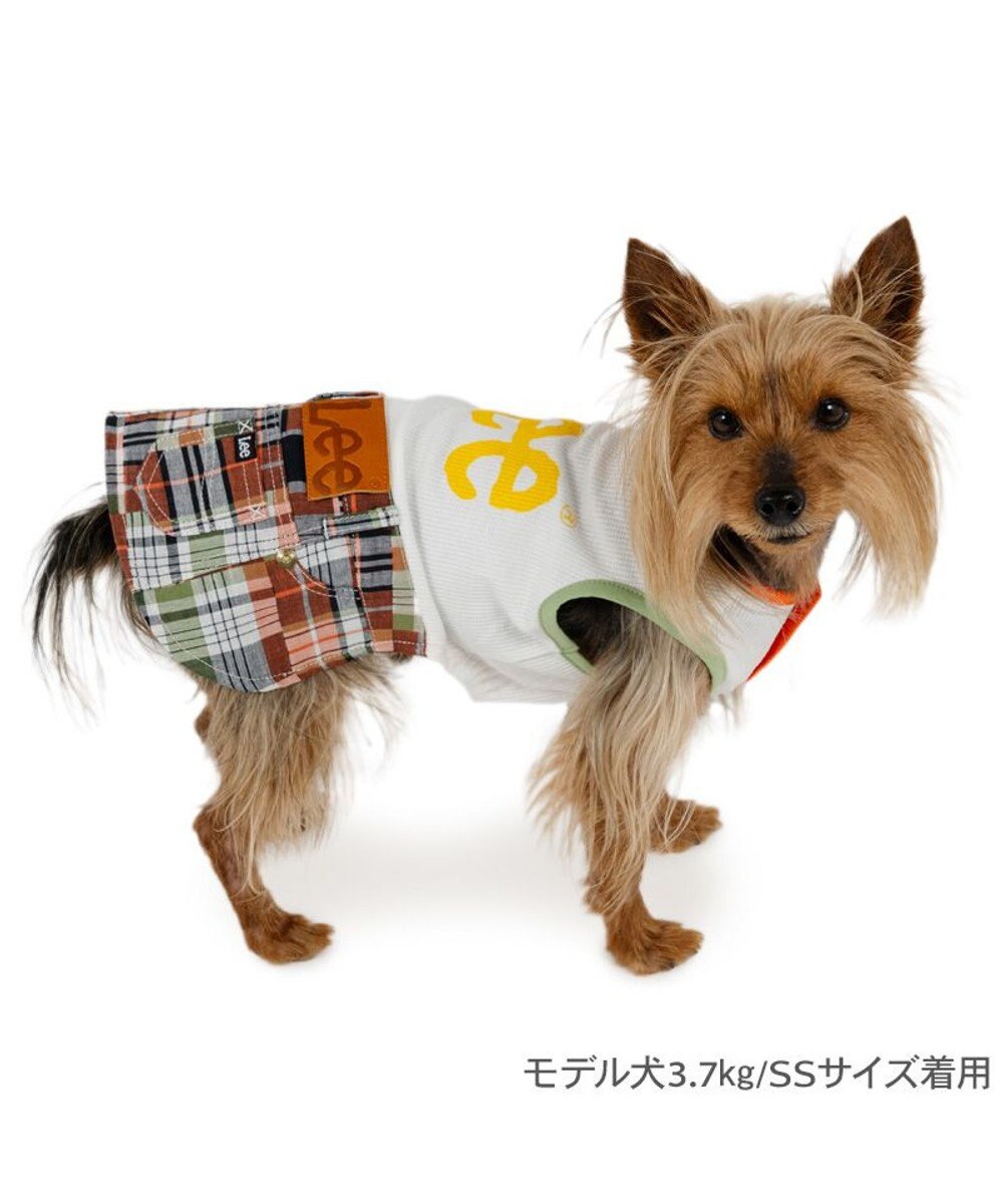 PET PARADISE Lee スカートつなぎ パッチワーク 小型犬 