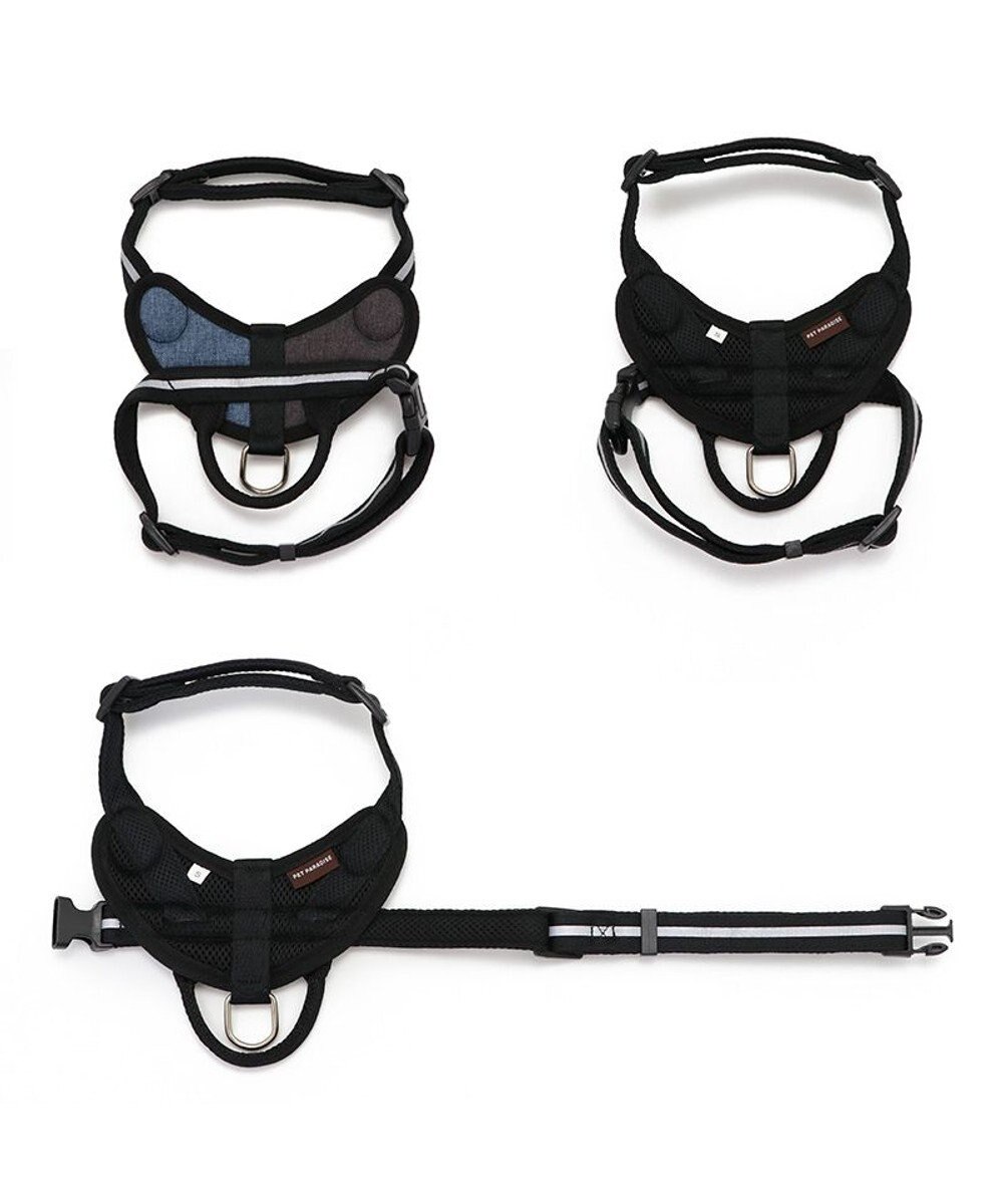 PET PARADISE ヘッドインハーネス 【ＳＳ】 オレンジ / ブルー 【小型犬】 