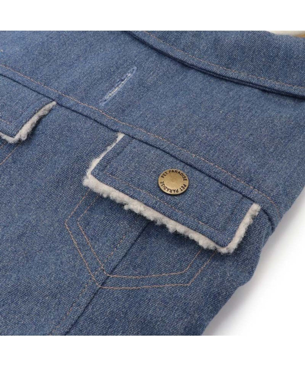 PET PARADISE ペットパラダイス 重ね着風デニムジャケット  小型犬 