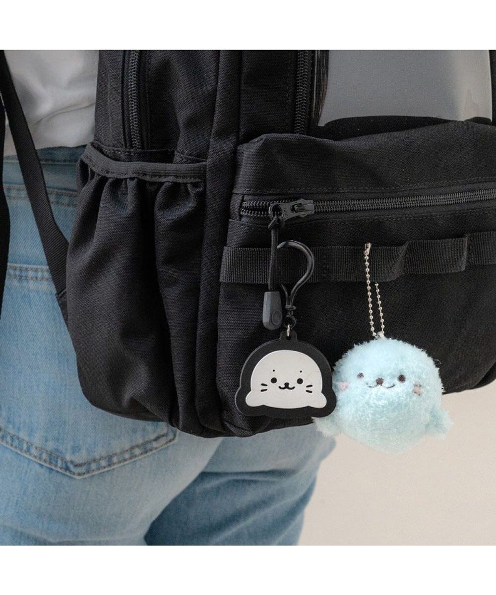 Mother garden しろたん ふわふわキーホルダー 《水色》 単品 