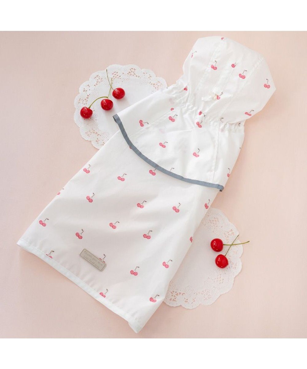 PET PARADISE ペットパラダイス ケープ付き レインコート 《チェリー》 小型犬 