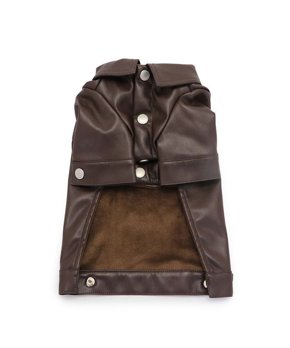 PET PARADISE J.PRESS フェイクレザー ジャケット 小型犬 