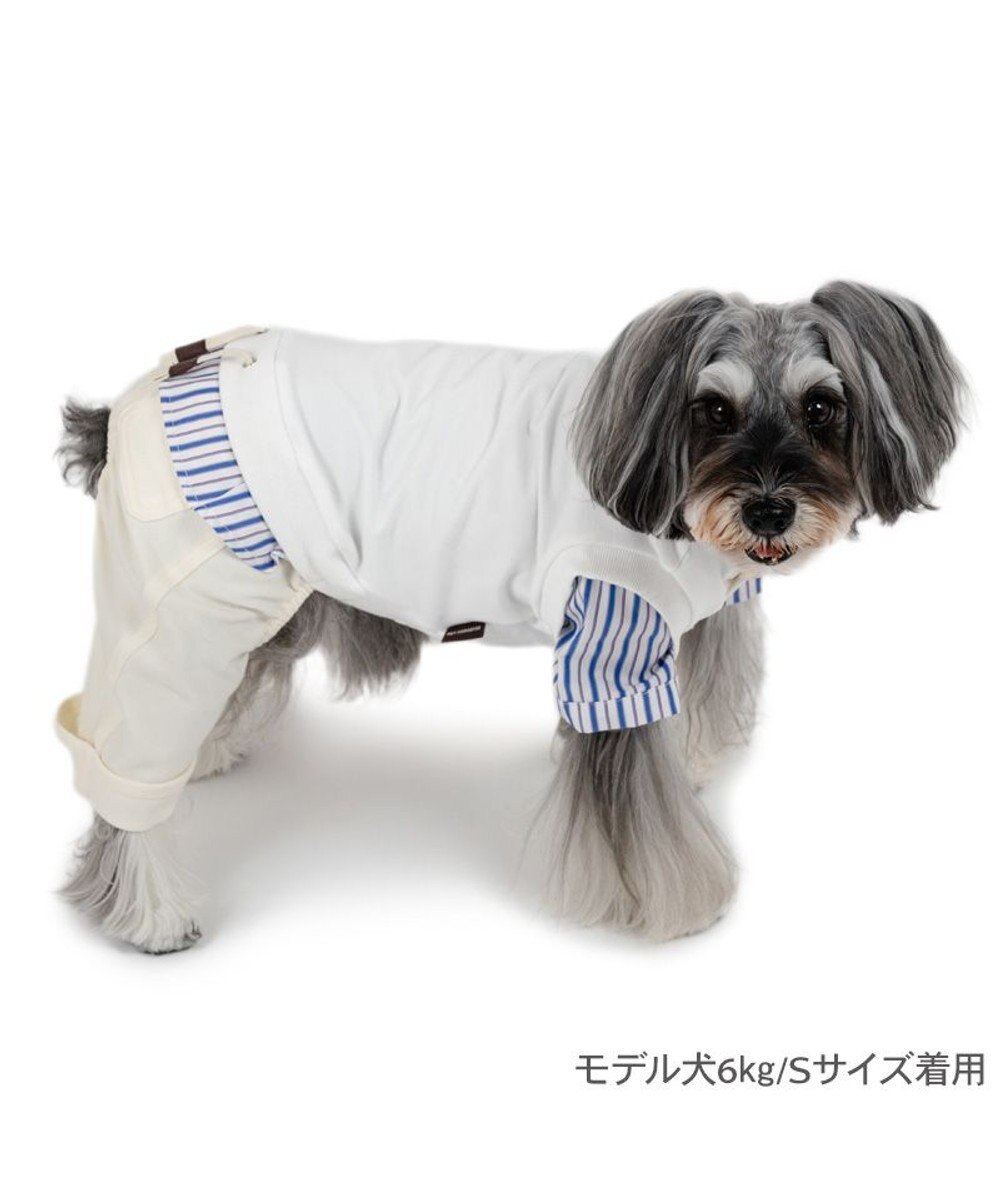 PET PARADISE ペットパラダイス ベスト パンツつなぎ 《ホワイト》 小型犬 