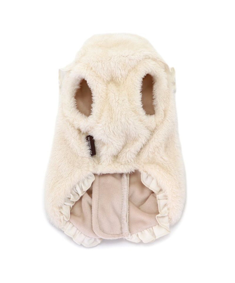 PET PARADISE ペットパラダイス ボア ジップベスト 《お花》 中型犬 大型犬 