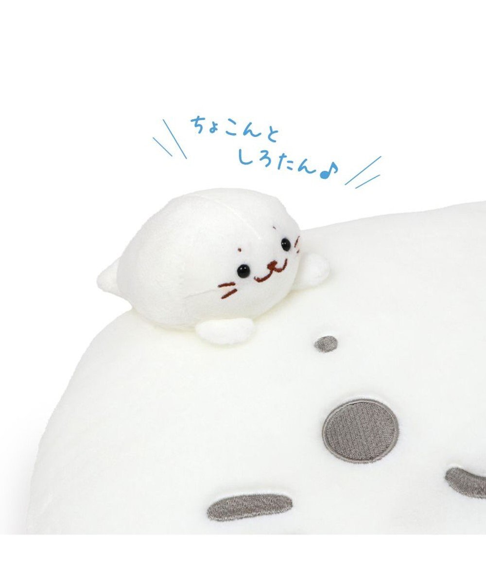 Mother garden しろたん ちょこんと 膝上クッション 33cm 