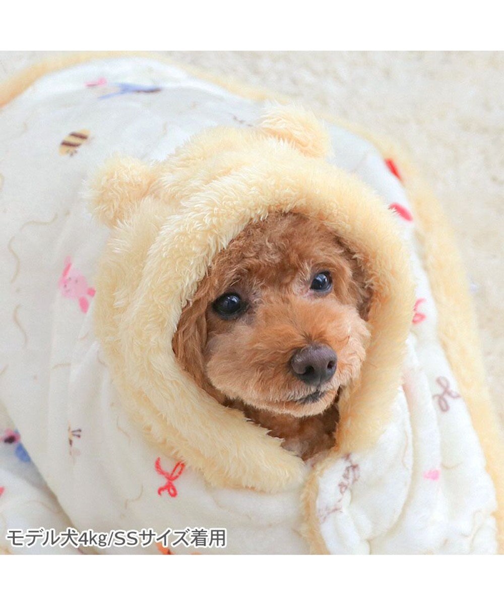 PET PARADISE ディズニー くまのプーさん お友達柄 着る毛布 小型犬 