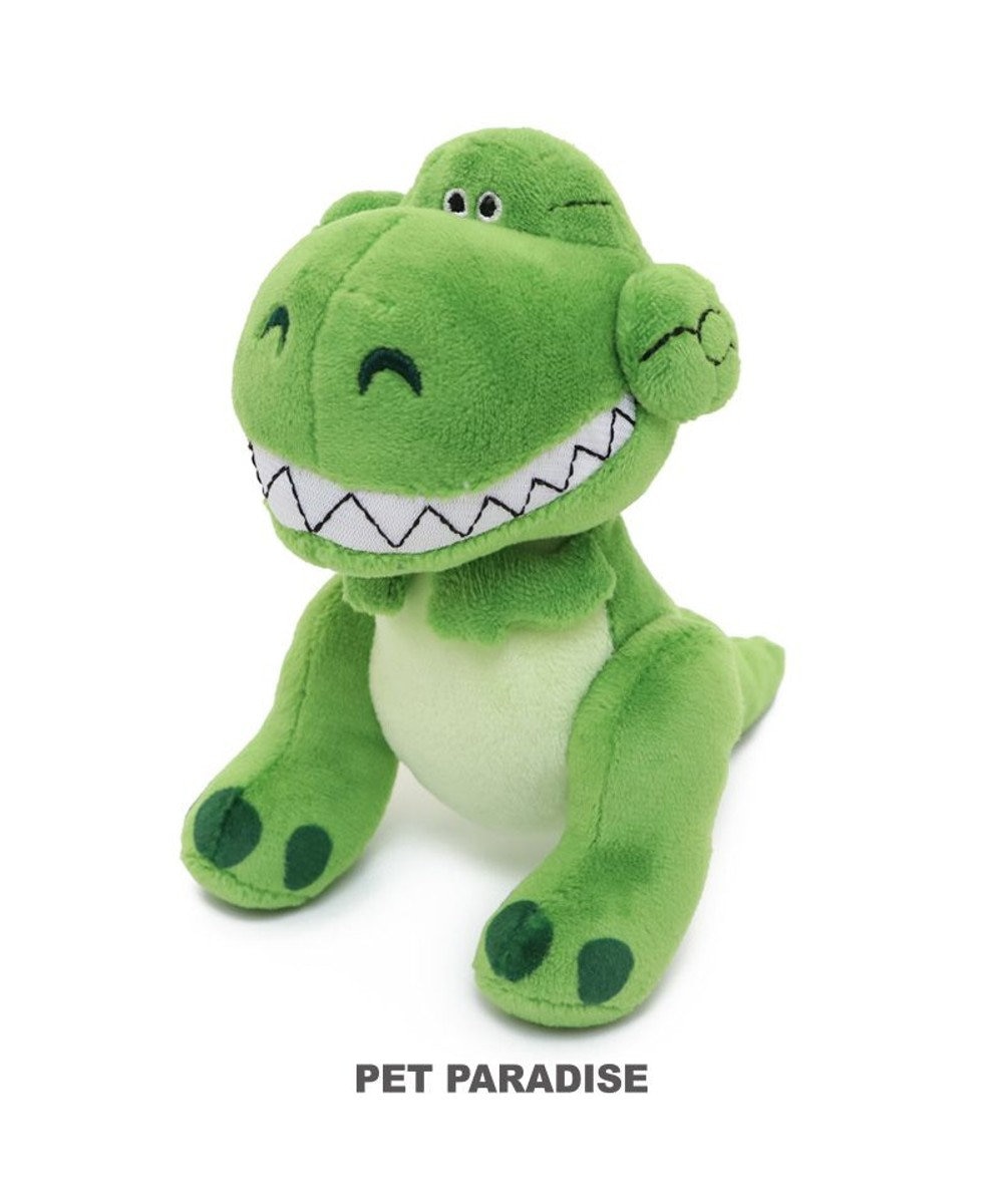 PET PARADISE ディズニー トイ・ストーリー レックス おもちゃ 音が鳴る ぬいぐるみ 緑