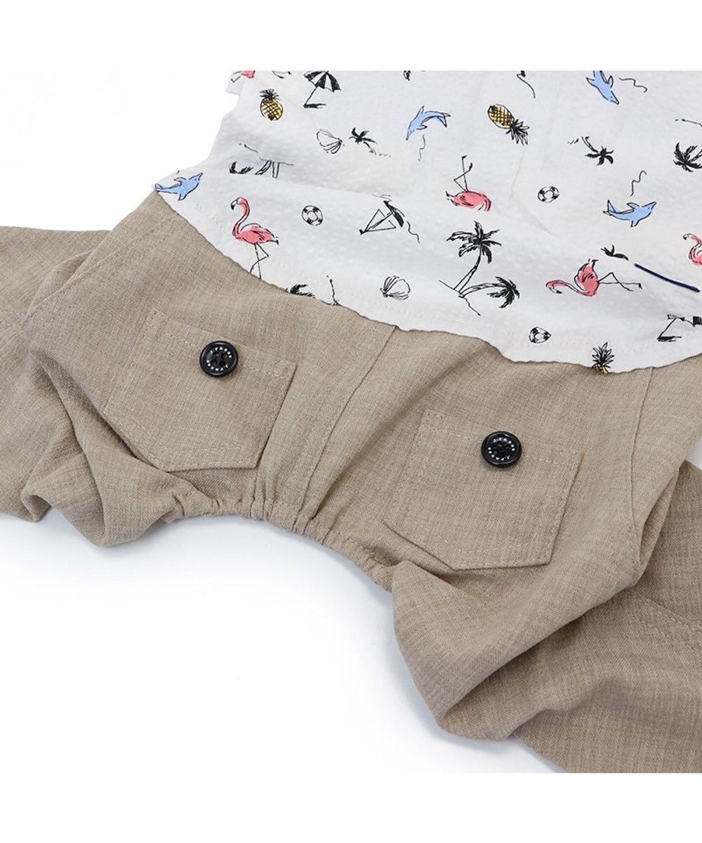 PET PARADISE J.PRESS リップル パンツつなぎ 小型犬 