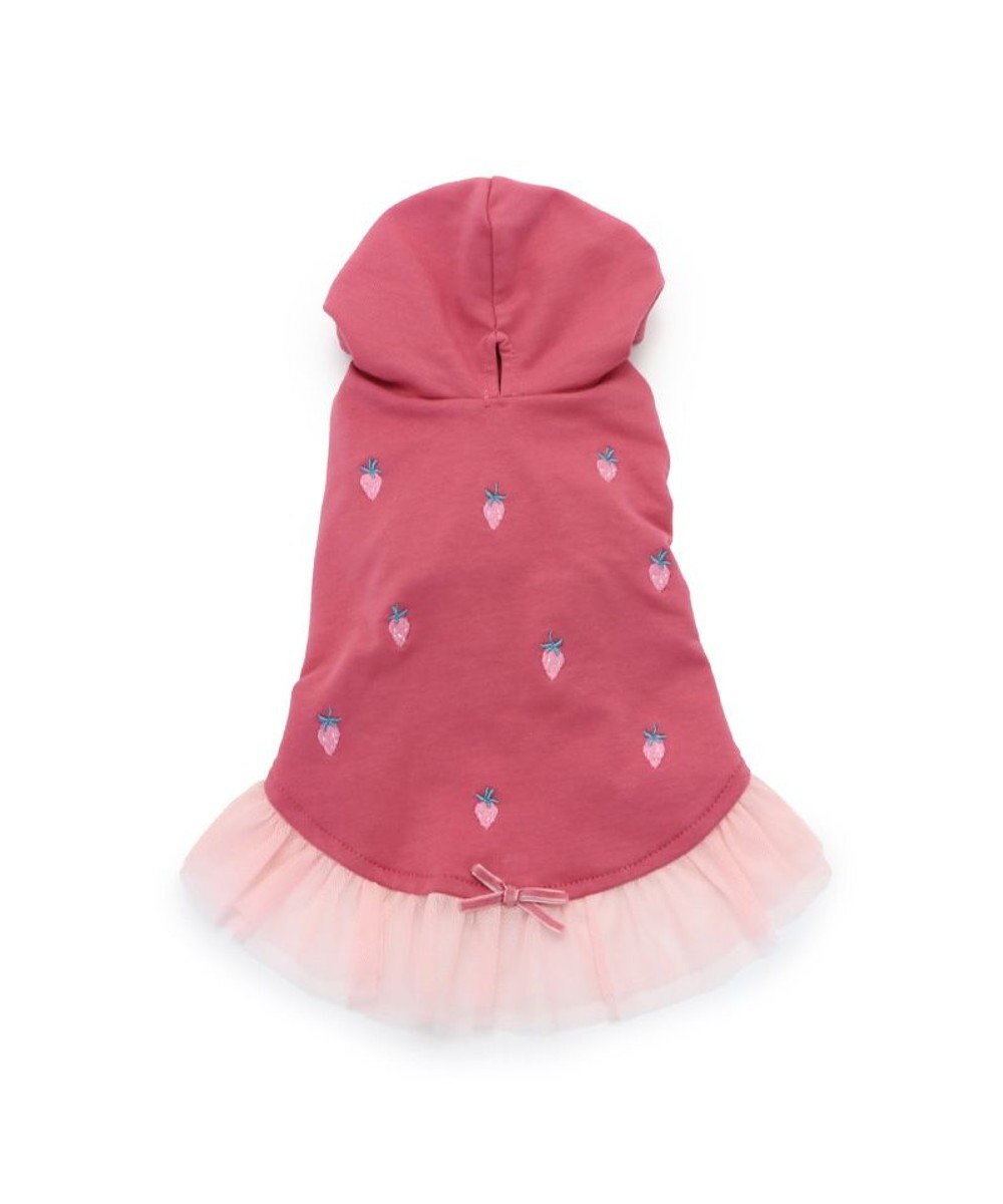 PET PARADISE ペットパラダイス パーカー 苺柄 《ピンク》 小型犬 