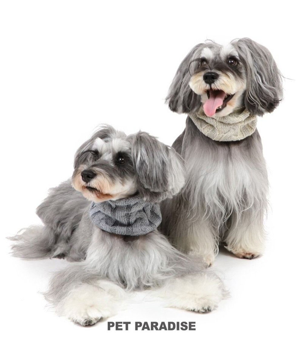 犬 マフラー ４ｓ ３ｓ ｓｓ ｓ 反射 ニット 灰 白 Pet Paradise 通販 雑貨とペット用品の通販サイト マザーガーデン ペットパラダイス