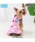PET PARADISE スヌーピー 背中開き アロハワンピース 小型犬