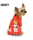 PET PARADISE スヌーピー 背中開きロンパース 小型犬