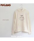 Mother garden 【2/15(日)で販売終了】 マザーガーデン MOLANG モラン ドライブ柄パーカー S/M/L ユニセックス ホワイト