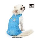 PET PARADISE Ｌｅｅ つなぎ風  ロンパース 【小型犬】《ブルー/オレンジ》クールマックスエコメイド