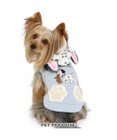 PET PARADISE 犬 服 秋冬 ディズニー 101匹わんちゃん パーカー 【小型犬】 イエロー グレー