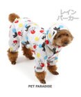 PET PARADISE リサとガスパール フルカバー レインコート 《風船柄》  小型犬