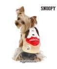 PET PARADISE 犬 服 秋冬 スヌーピー ベスト 【小型犬】 ハート ボア