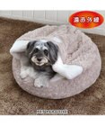 PET PARADISE ペットパラダイス 丸型寝袋 遠赤外線 《アラン柄》 60cm