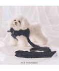 PET PARADISE cherircouture フリフリリード 《ブラック》 ４Ｓ～３Ｓ 小型犬