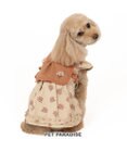 PET PARADISE ペットパラダイス キルトベスト付きワンピース 《ベージュ》 超小型犬 小型犬