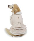PET PARADISE ペットパラダイス フリルポンチョ 《ホワイト》  中型犬 大型犬