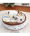 PET PARADISE 犬 猫 クッション カドラー スヌーピー クッション (60cm) チーム柄