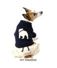 PET PARADISE J.PRESS パンツつなぎ バックブルドッグ 小型犬