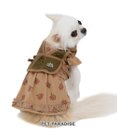 PET PARADISE ペットパラダイス キルトベスト付きワンピース 《ブラウン》 超小型犬 小型犬