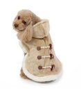 PET PARADISE ペットパラダイス ダッフルポンチョ 《ホワイト》 小型犬