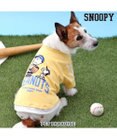 PET PARADISE スヌーピー Tシャツ 《ファインプレー柄》 黄色 小型犬