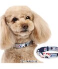 PET PARADISE リサとガスパール リボン付き首輪 《パリ柄》 Ｓ 小型犬