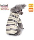 PET PARADISE ペットパラダイス ペティヒート Tシャツ 《マルチボーダー 》小型犬